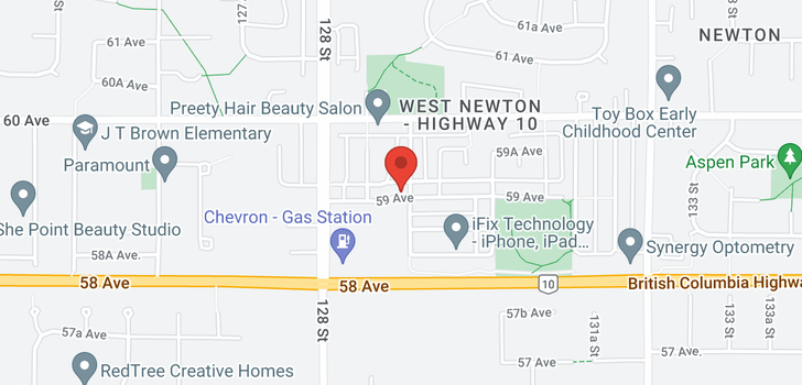 map of 12893 59 AVENUE